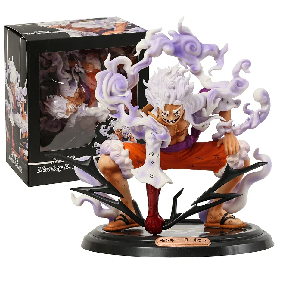 Monkey D. Luffy Gear 5 (Sun God Nika) - Statua Action Figure 20cm