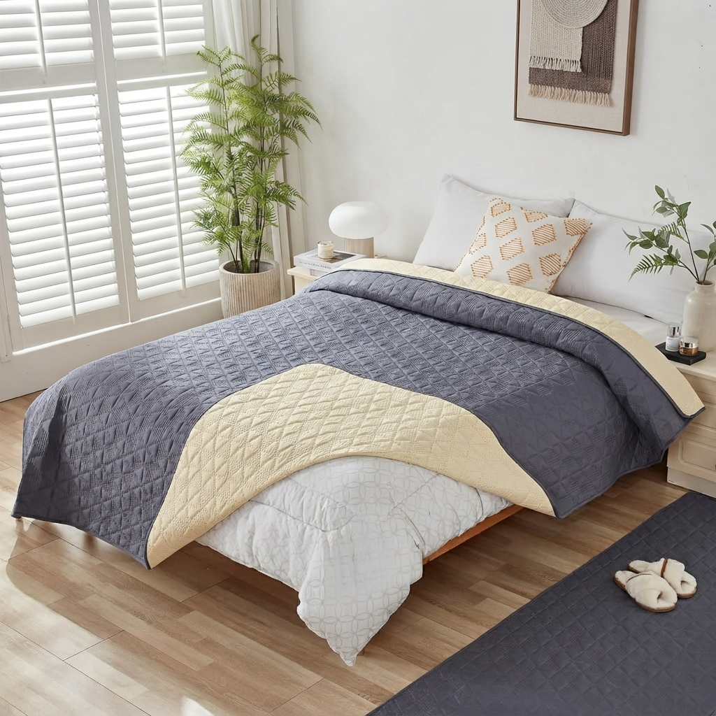 Copridivano per Cani Impermeabile, Coperta Impermeabile per Cani, Protezione per Mobili per Bambini, Bambini, Cane, Gatto, Fondo Antiscivolo (Grigio, 132-208Cm(1 Pack))