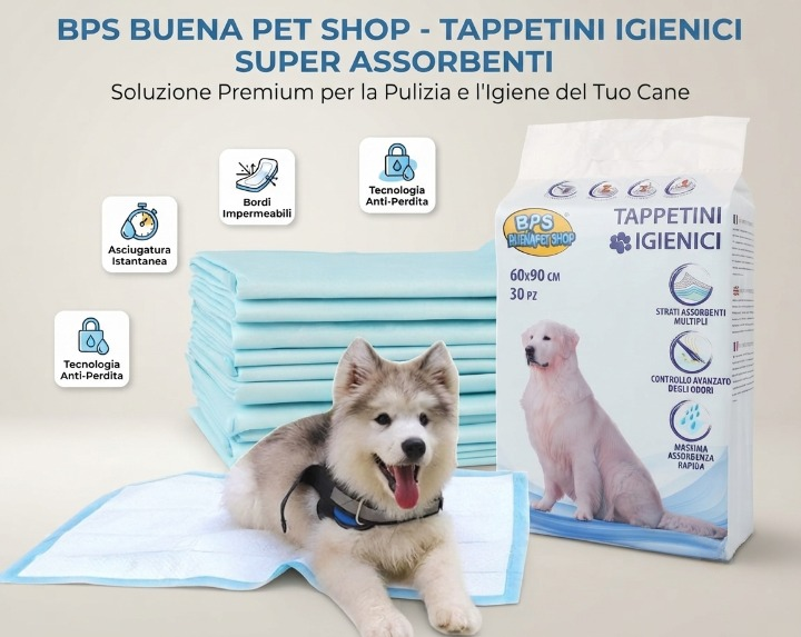 Tappetini Igienici Super Assorbenti 120 Pz (60x90 cm)