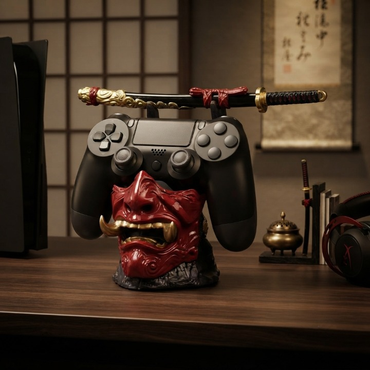 Supporto da scrivania Oni Mask per Controller PS5/PS4