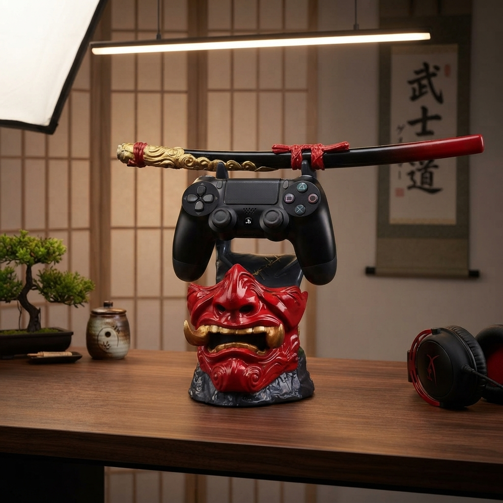 Supporto da scrivania Oni Mask per Controller PS5/PS4