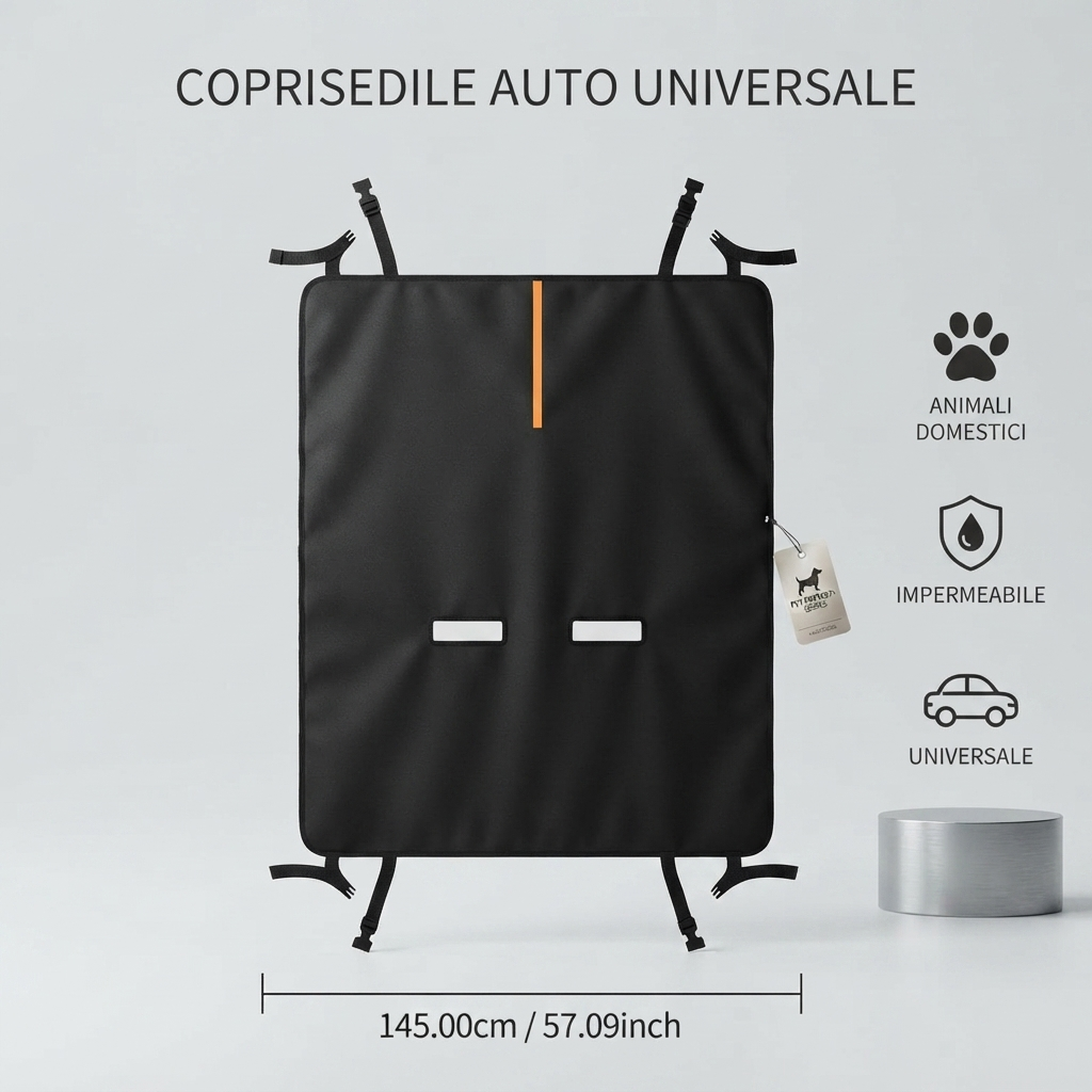 Coprisedile Auto per Animali/lavoro - Telo Protettivo Universale Impermeabile e Antigraffio