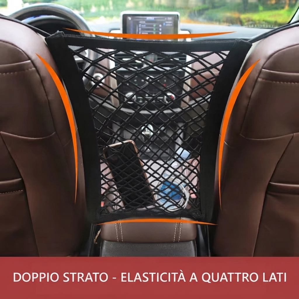 Rete Barriera/Organizzatore Auto per Cani e Bambini