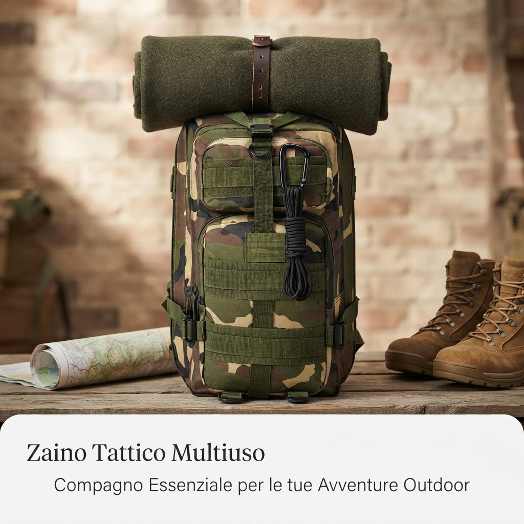 Zaino Tattico 30L Multiuso