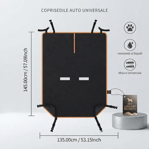Coprisedile Auto per Animali/lavoro - Telo Protettivo Universale Impermeabile e Antigraffio