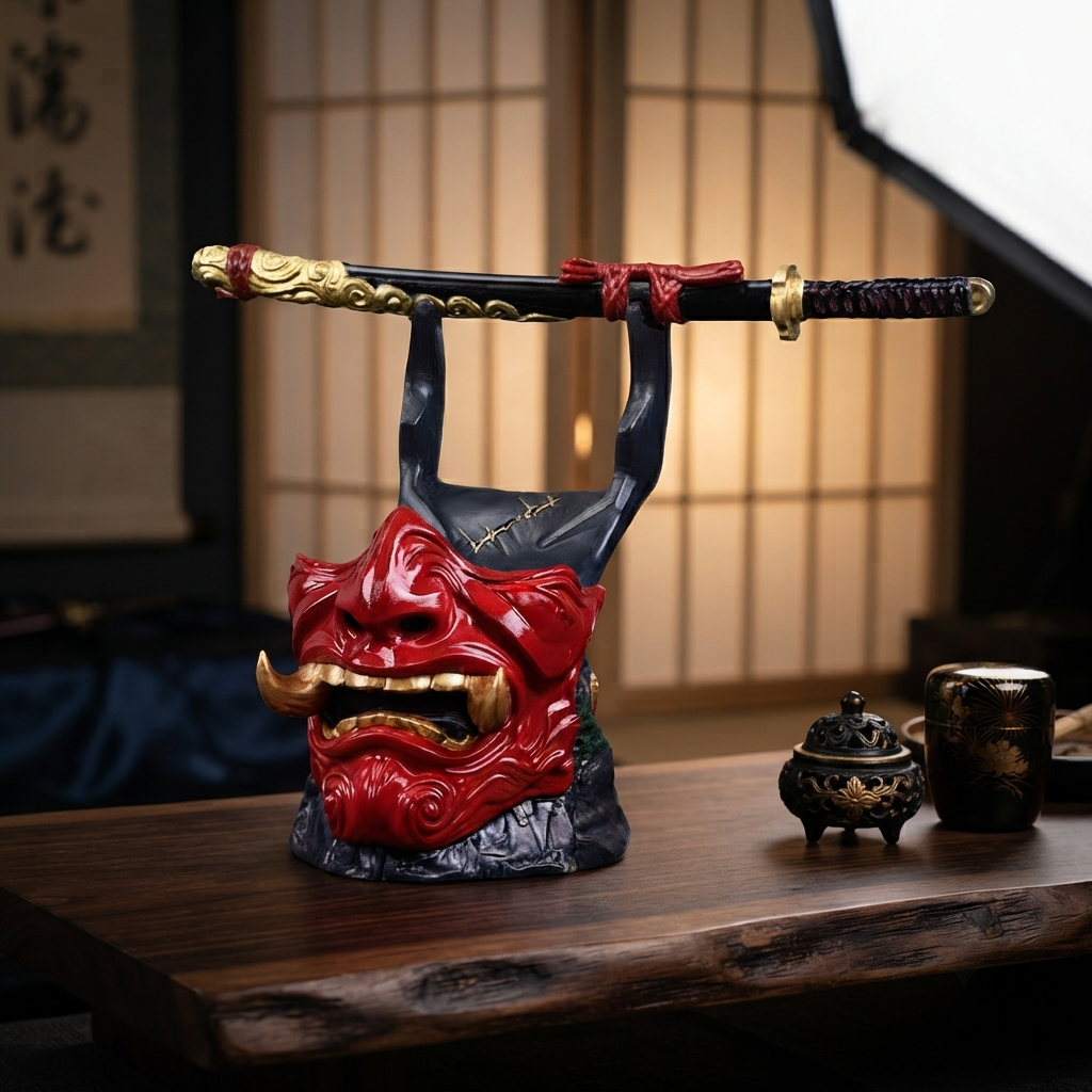 Supporto da scrivania Oni Mask per Controller PS5/PS4