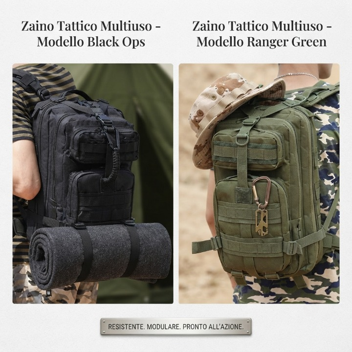 Zaino Tattico 30L Multiuso