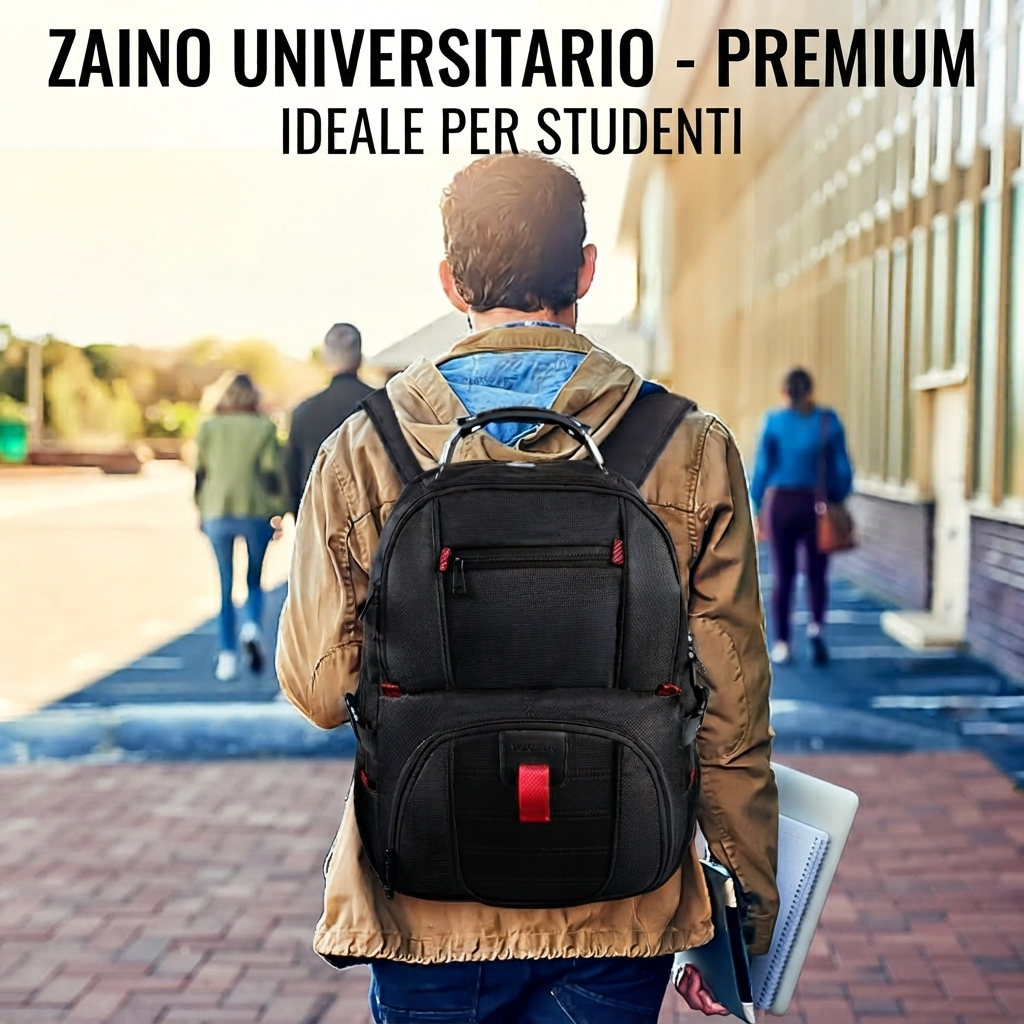 Zaino da Viaggio e Lavoro, Porta PC 17 Pollici YOREPEK