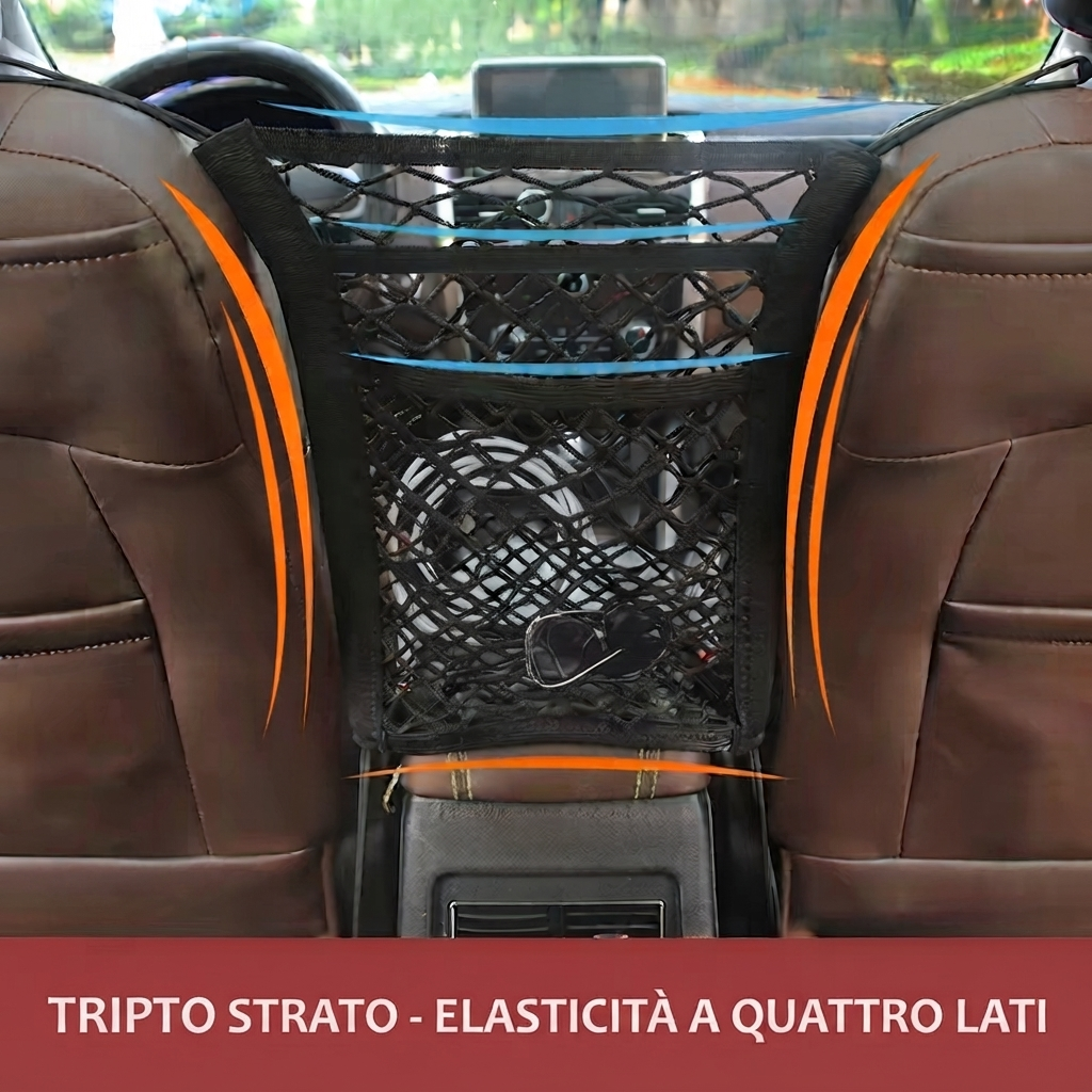 Rete Barriera/Organizzatore Auto per Cani e Bambini