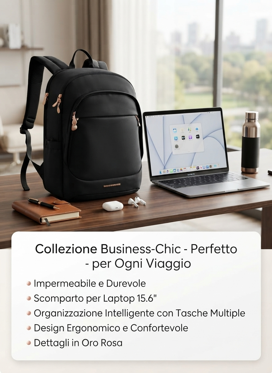 Zaino Porta PC 15.6" Antifurto