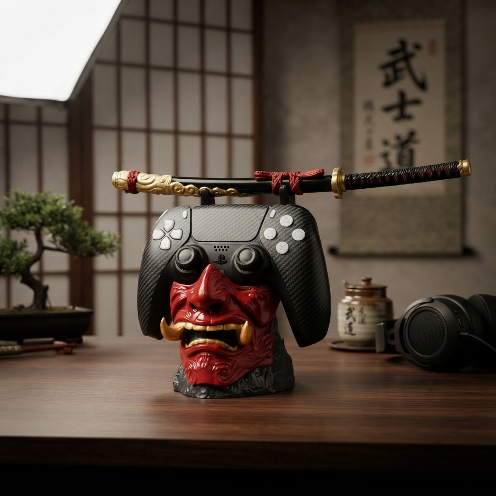 Supporto da scrivania Oni Mask per Controller PS5/PS4