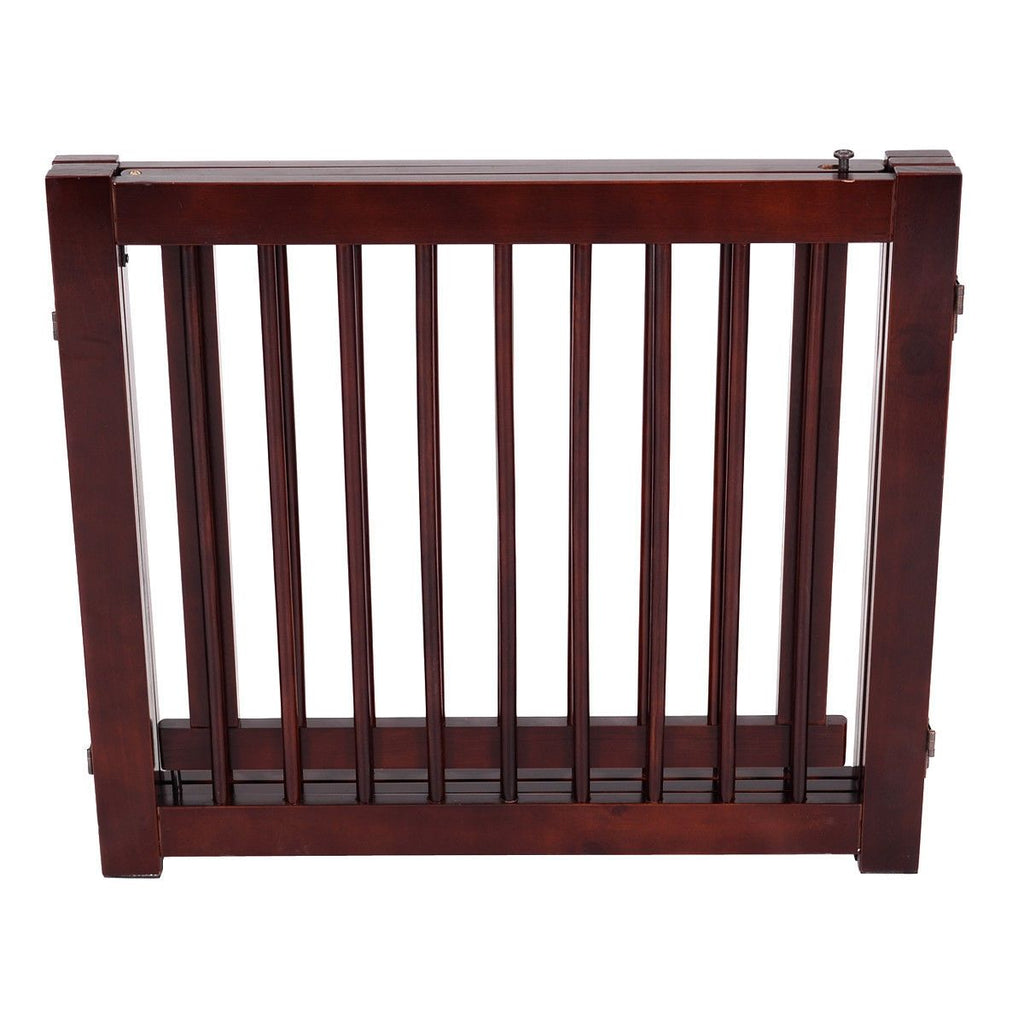 Cancello per Cani Pieghevole 3 Pezzi Cancelletto Di Sicurezza per Animali Domestici 206X61X1,8Cm